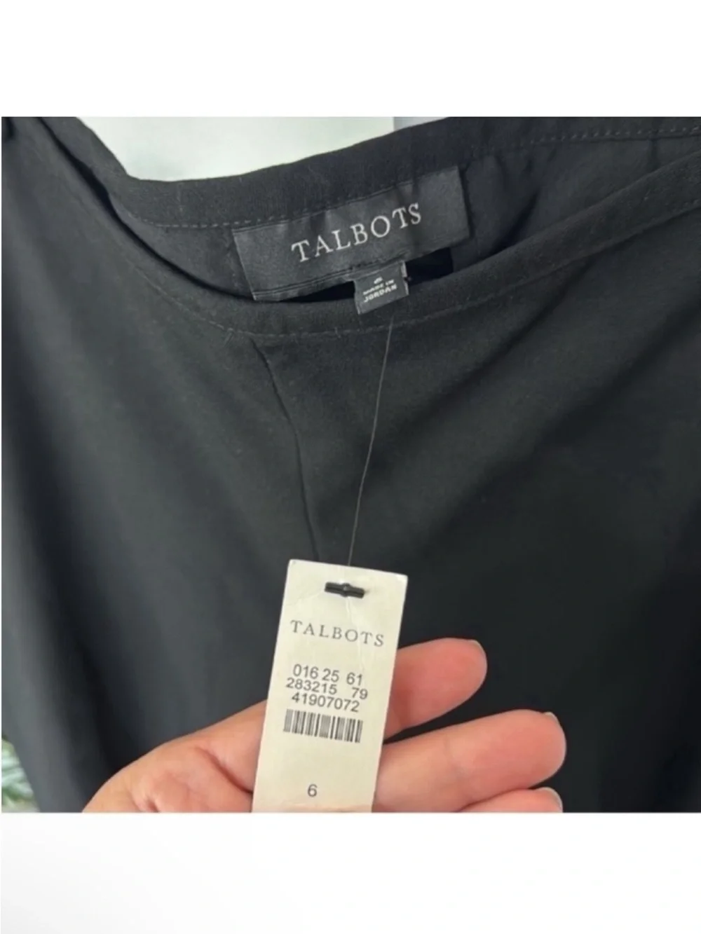 NEW Talbots Hollywood Pants Sz 6 Black High Waist Career Office Professional